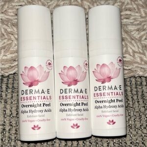 ♦️5/$25 3 DERMA-E essentials overnight peel alpha hydroxy acids